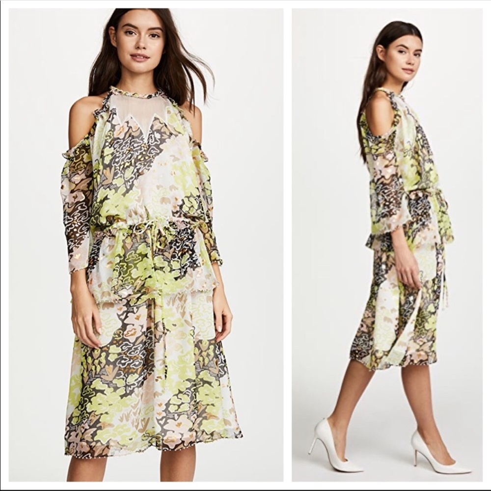 Opening Ceremony Floral Pearl Dress NWT